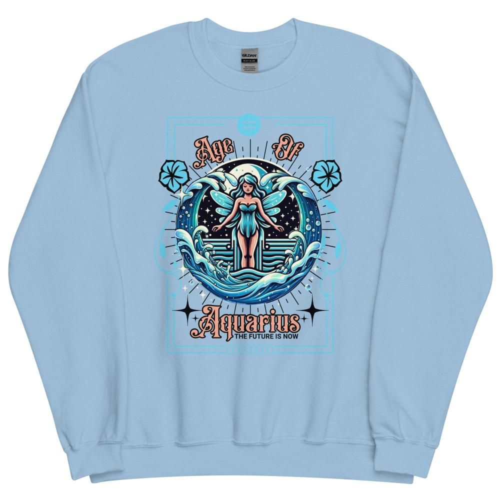 Age of Aquarius Fairy Sweatshirt - Light Blue Color - https://ascensionemporium.net
